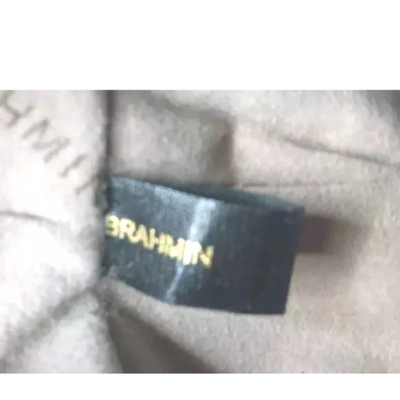 Brahmin Mini Arno Satchel Bag  Tuscan Black Tri-Texture Small Handbag MSRP $228 - Picture 9 of 9